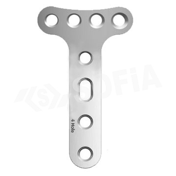 Small T- Plate, Right Angled 3.5mm (Head 4 Holes) Manufacturers in Delhi